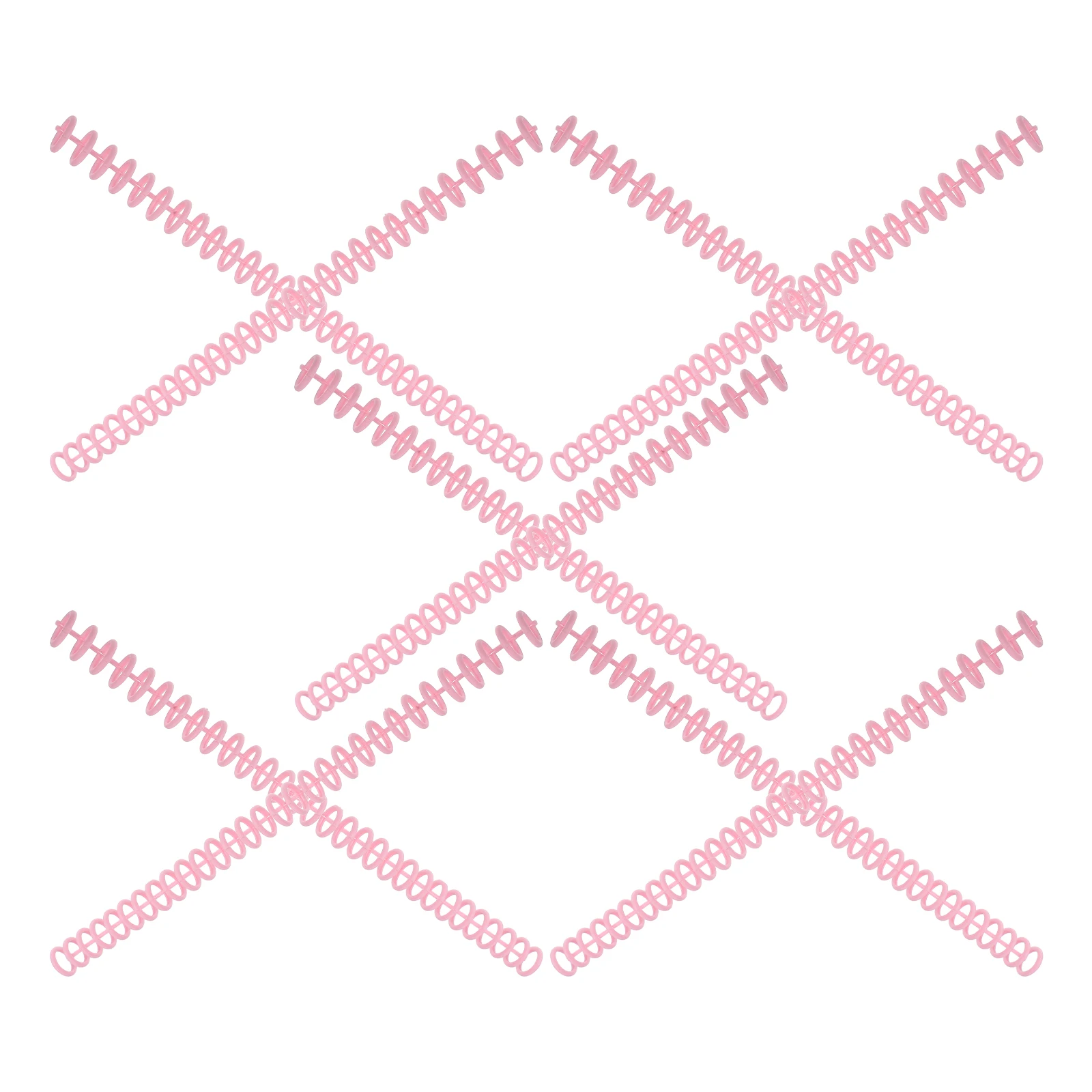 

10pcs Adjustable 30-Hole Plastic Binding Rings Looseleaf Ring Spines Combs for Office Notebooks Documents Detachable
