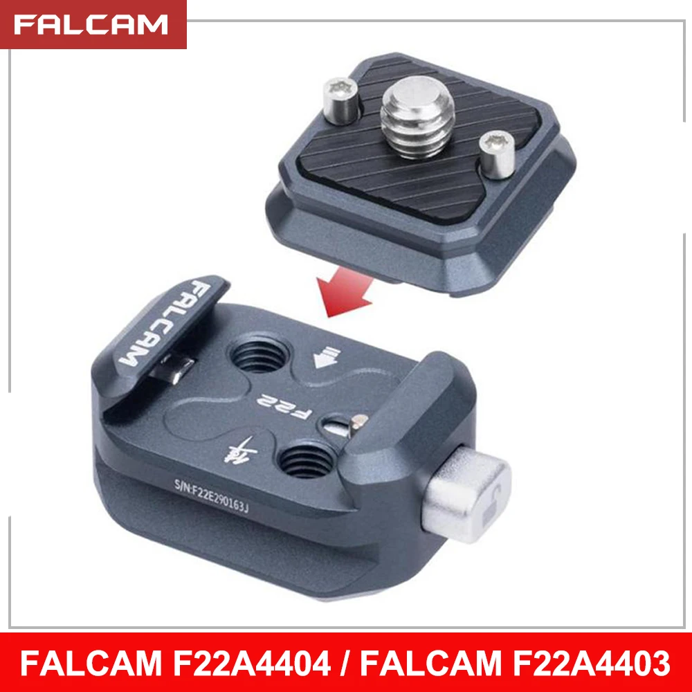 

FALCAM F22A4403/F224404/F224402 Quick Release System Plate 1/4'' to Nikon Canon Sony DSLR Camera Mount Accessories
