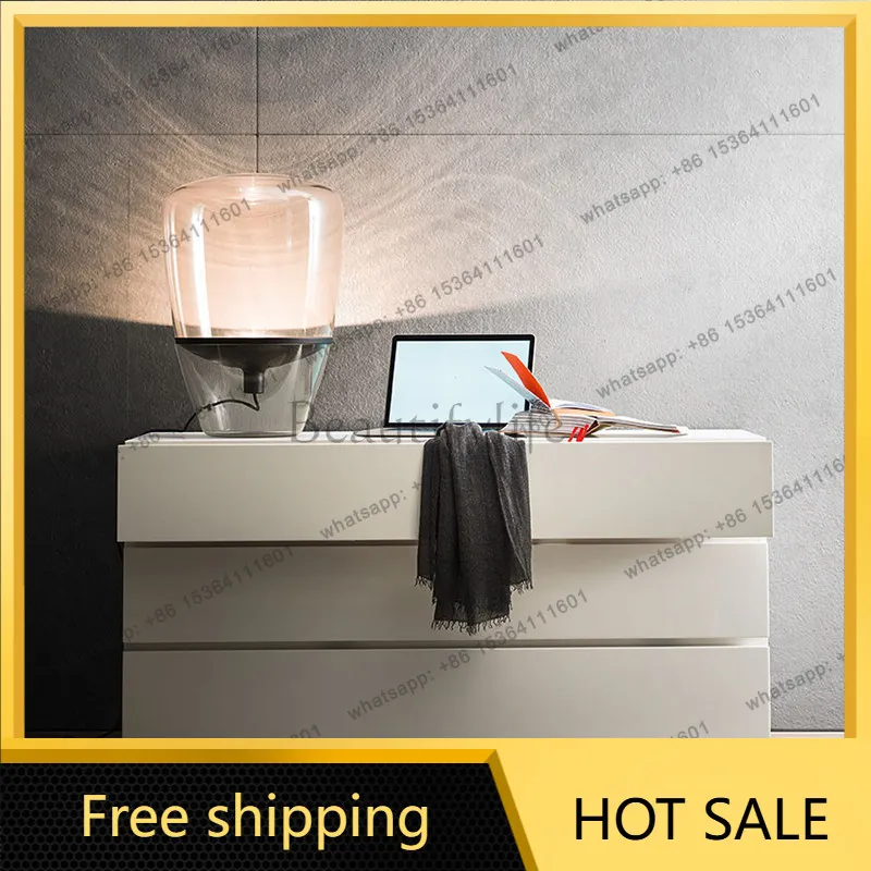 Factory Direct Italian Minimalist Bedroom Bedside Paint Drawer Cabinet Bedside Storage Locker