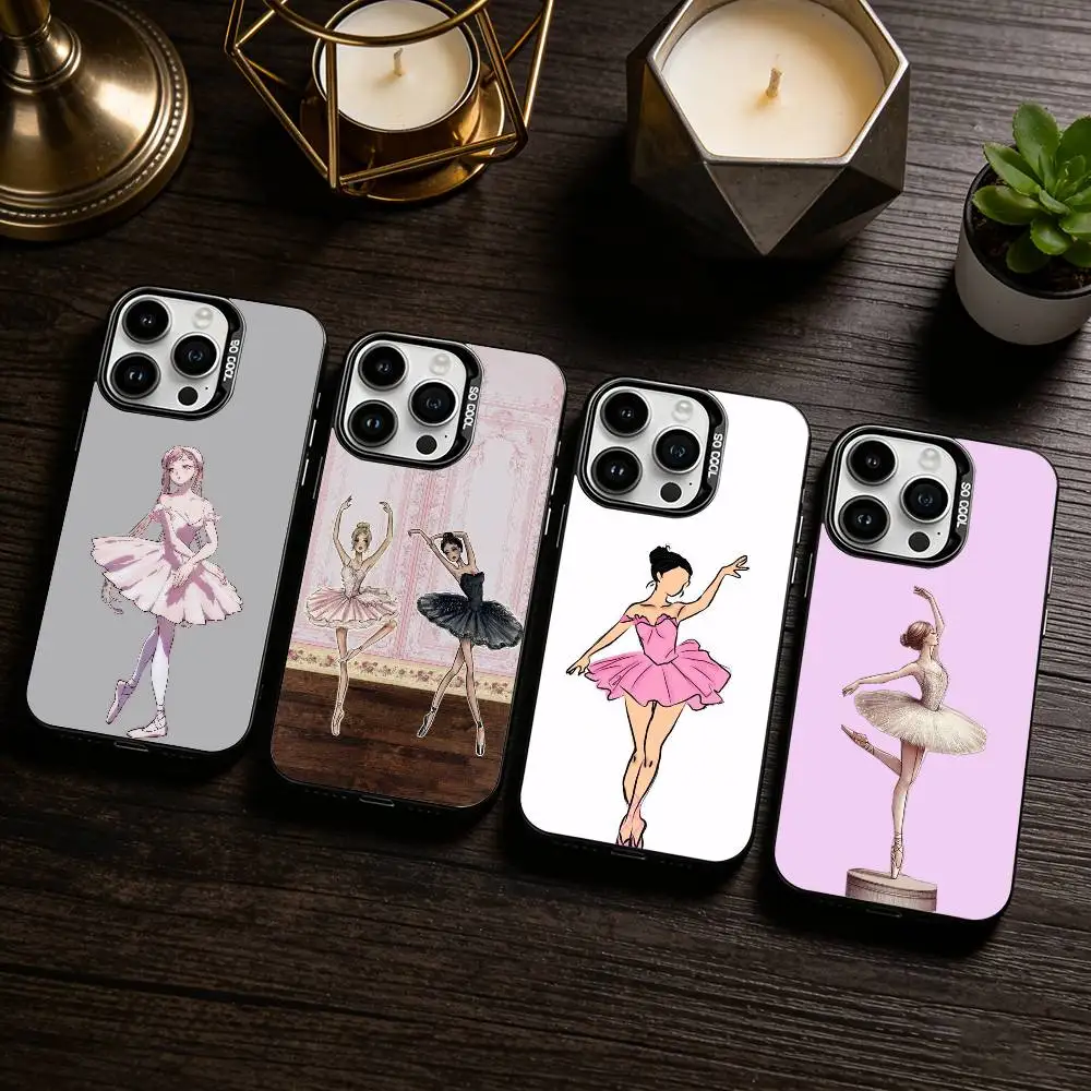 p-pintura-arte-menina-ballet-caso-de-telefone-para-iphone-17161514131211-plus-pro-maxxs-capa-de-telefone-prata-colorida
