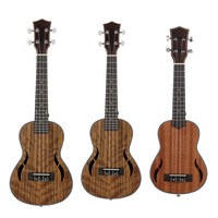 4 String Ukulele 21Inch Durable Exquisite Luxury Guitar Solid Wood Guitars Concert Uke Instrument 23inch Walnut