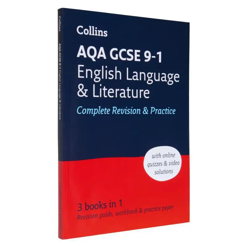 

AQA GCSE 91, практика полного обращения английского языка и английской литературы для экзаменов 2023 года и выше 9780008534998