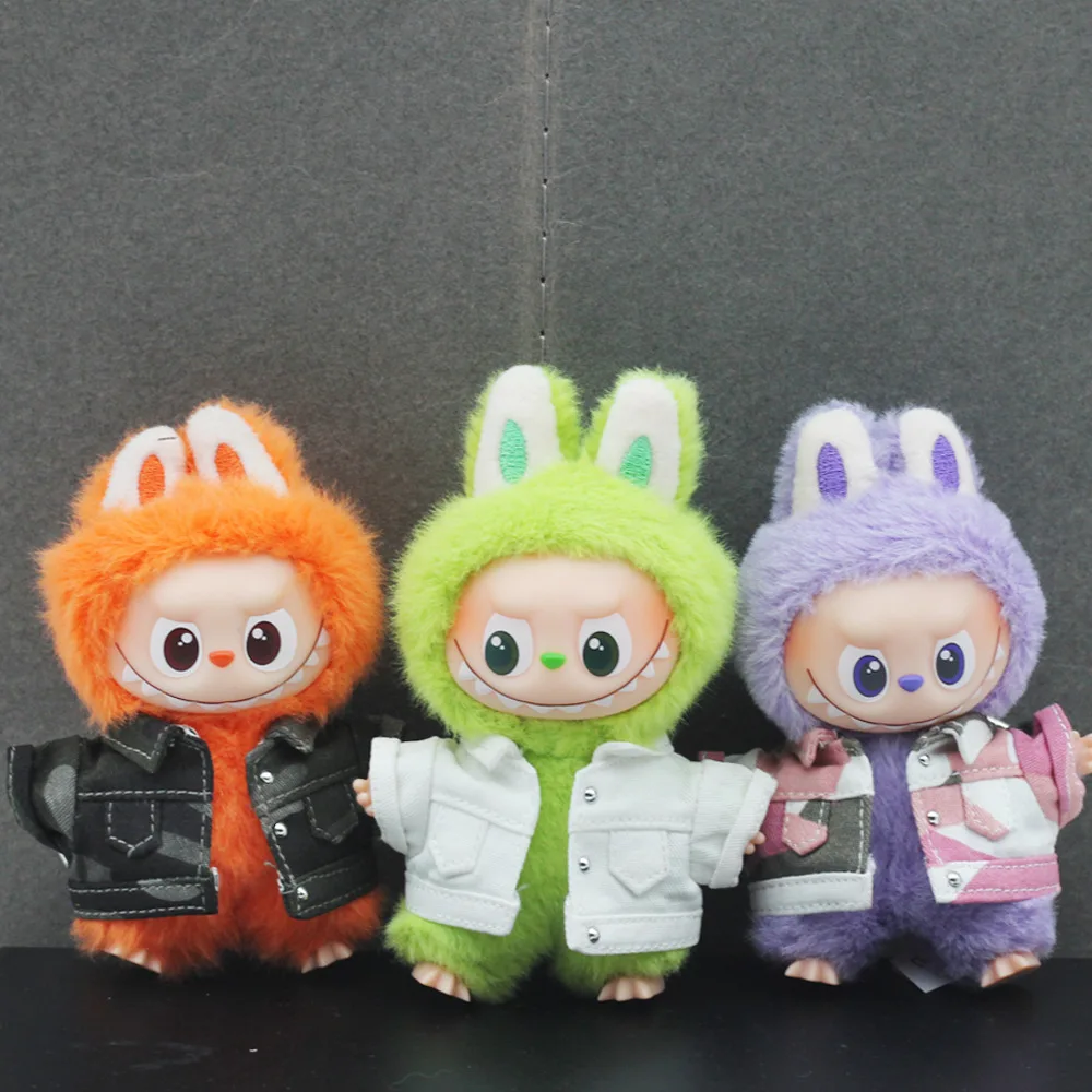

Trendy Jacket For Doll Outfit Change Accessory For 10cm 4.0 Mini Labubu Heart Code Limited Series