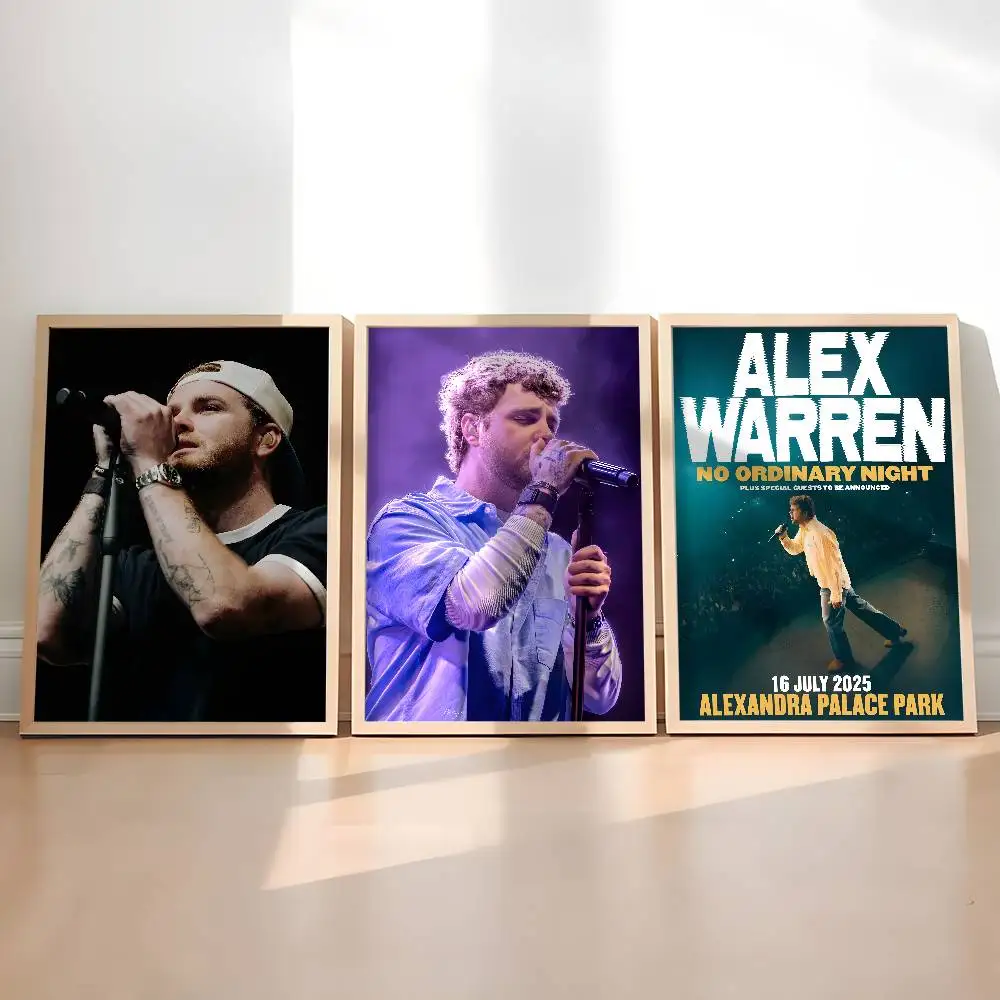 Popular Music Singer A-alex Warren Poster High-Quality Aesthetic Wall Painting Stickers For Dormitory And Living Room Decor