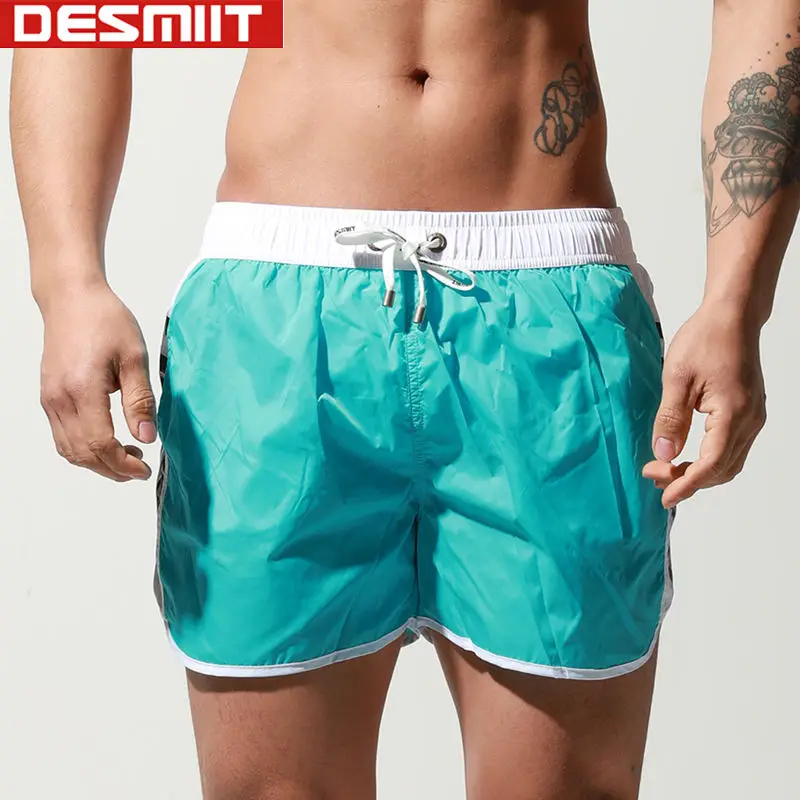 Desmiit Swimwear Swimming Shorts Beach Swim Trunks For Men Swimsuit Nylon Waterproof Bermuda Bathing Suit Sexy Briefs Zwembroek