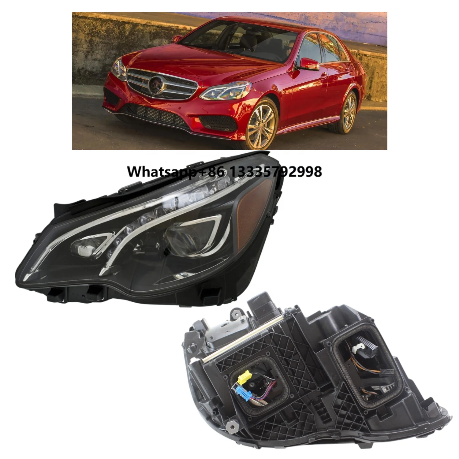 

E-Class W212 X212 Headlight USA Type HeadLamp 2014-2016 OEM 2128202739 2128202839 Front Lamp Car Parts High-End for Benz