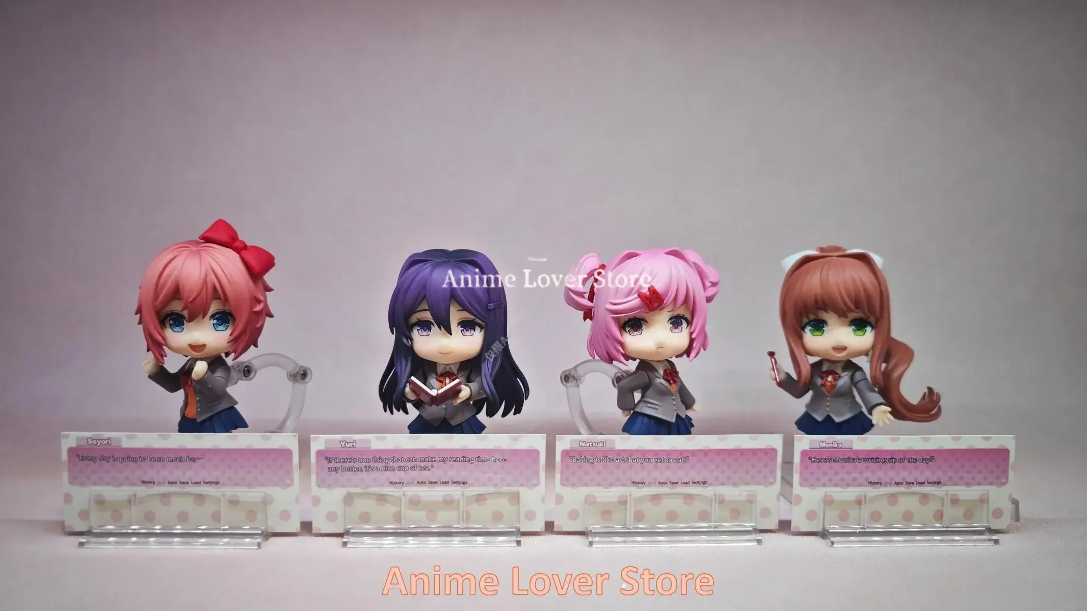 نادي الأدب Good Smile Nendoroid Doki Doki! ألعاب شخصيات الرسوم المتحركة GSC يوري مونيكا ناتسوي سايوي