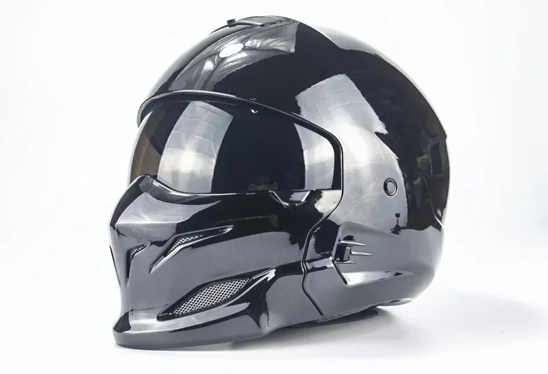 Factory direct sales strong and durable full-face retro unique carbon fiber motorcycle helmet