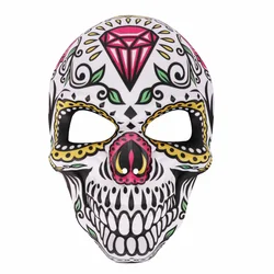 Day of The Dead Masks Sugar Skull Full Face Mask Mexico Parties Masquerade Props Halloween Costume for Women Men