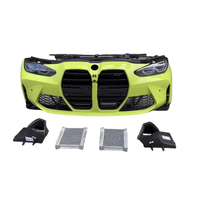 For BMW G80 M3 G82 M4 G83 Front Bumper Assembly with Radiator and Headlights Hood Fenders for New Cars