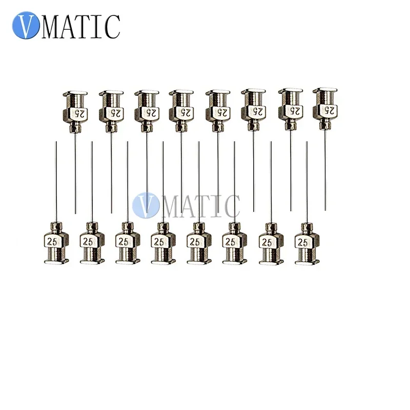 Free Shipping 12Pcs 1 Inch Needle Tip Length 25G Efd Precision Stainless Steel Glue Dispensing Needle Tip image 2