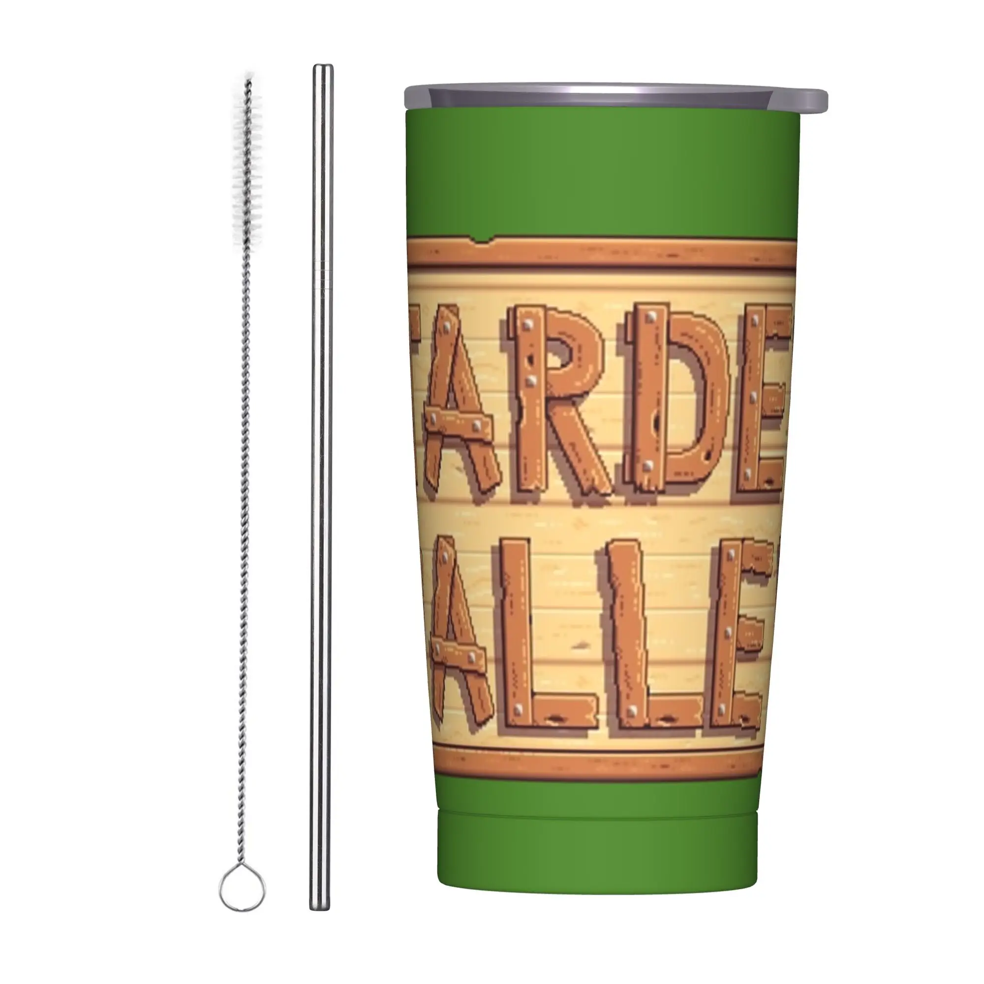 

20oz Stardew Valley Signboard Vacuum Insulated Tumbler Farming Game Double Walled Mugs Stainless Steel Cup Office Portable
