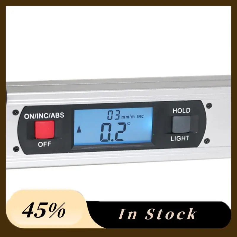 

A78K New Digital Spirit Level Gauges Finder Withbubble Protractor Magnetic Graduated Angle Gauge 400Mm Digital Level