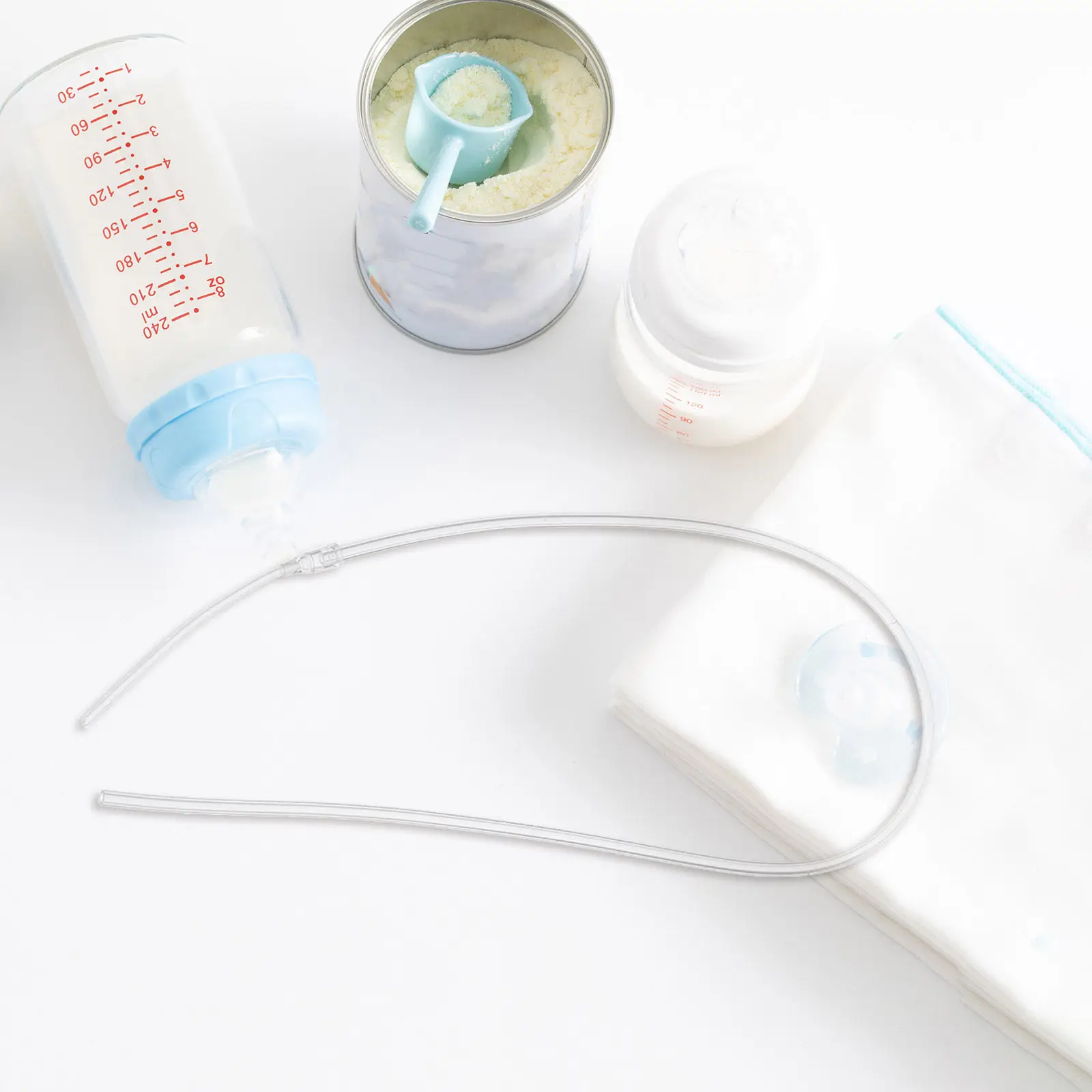 

3Pcs Baby Bottle Milk Aid Straws Breastfeeding Pump Self Feeding Weaning Transition Baby Bottle Nursing System Feeding Device