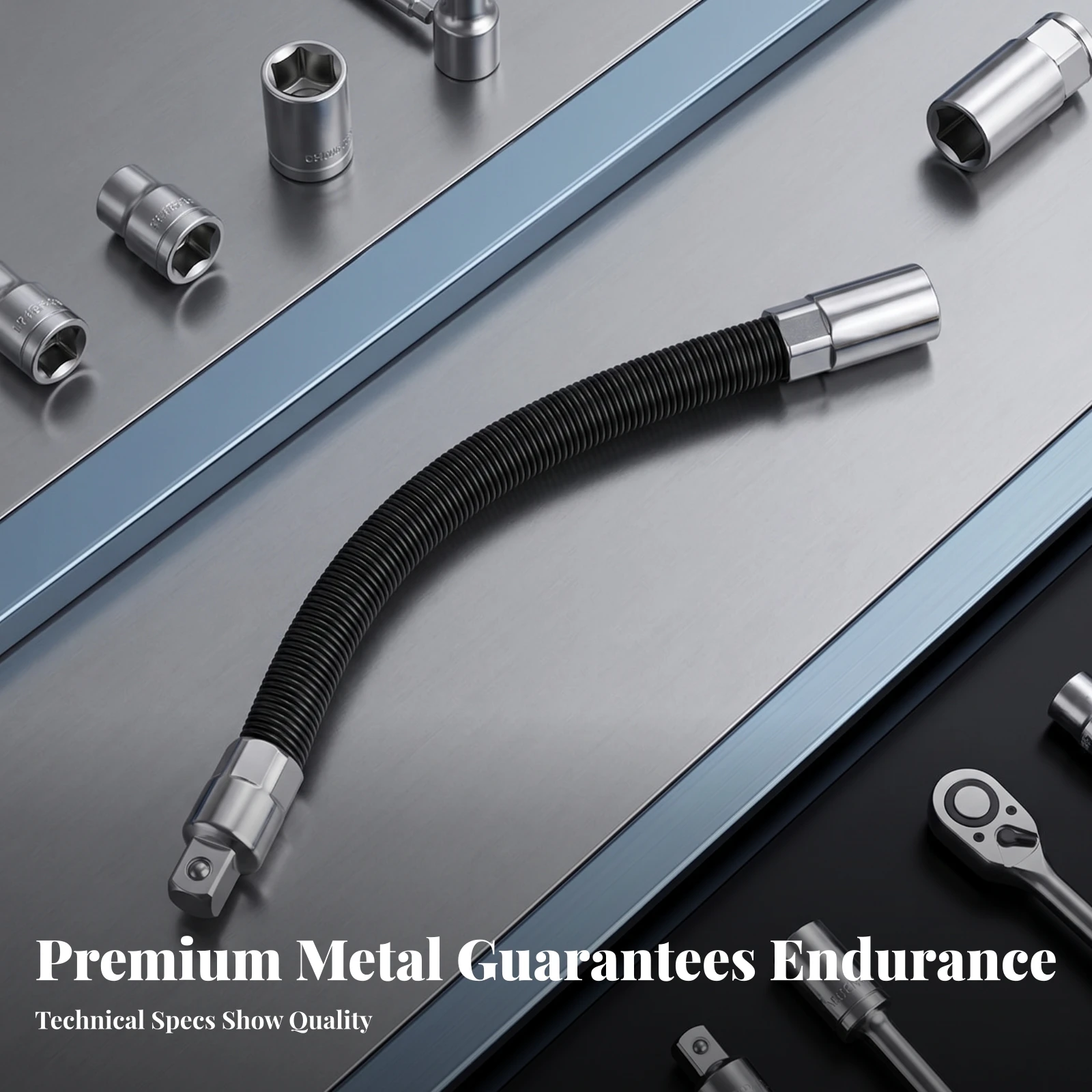 

Bendable Tool Accessory Flexible Wrench Extension Rod for Tight Areas