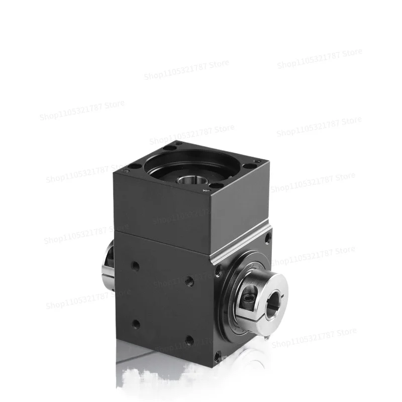 Right Angle Commutator 90 Degree Angle, Single and Double Shaft Hole Hollow 42 60 90 Precision T Commutator Gear Reducer