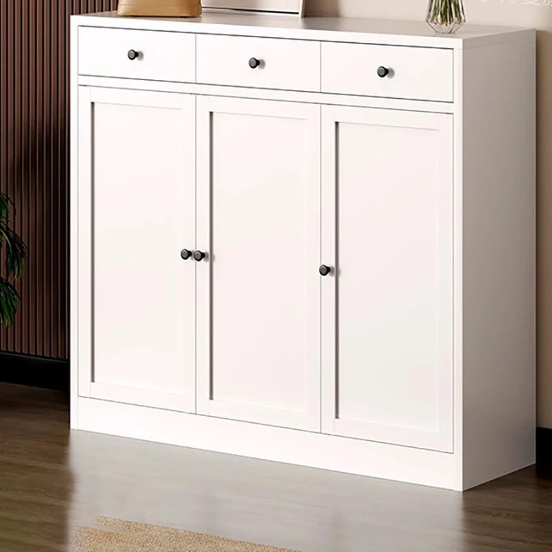 رف خزانة أحذية عمودي مريح، خزانة أحذية خشبية ذات سعة كبيرة، منظم أثاث تخزين المدخل Zapatero Mueble