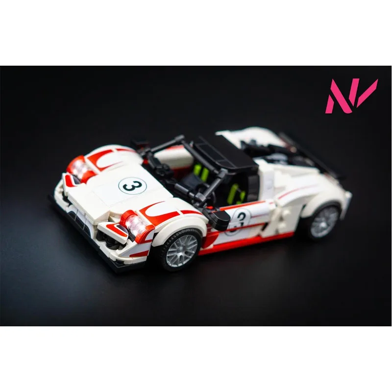 

MOC-152528Классический культовый трансформируемый спортивный автомобиль, гоночный строительный блок, модель376 деталей MOC, креативная детская игрушка на день рождения для мальчиков, подарок