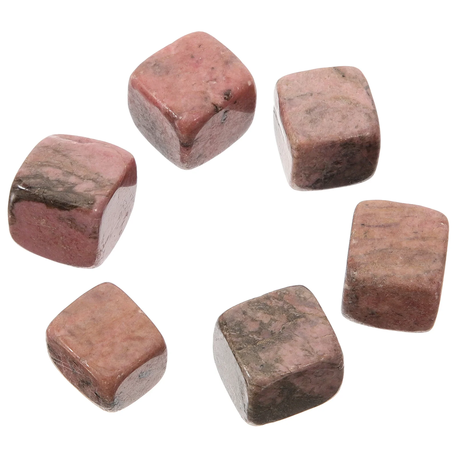 

6Pcs Reusable Ice Cubes for Whiskey Non-Diluting Whiskey Cube Stones for Wine Cocktails Home Bar Use