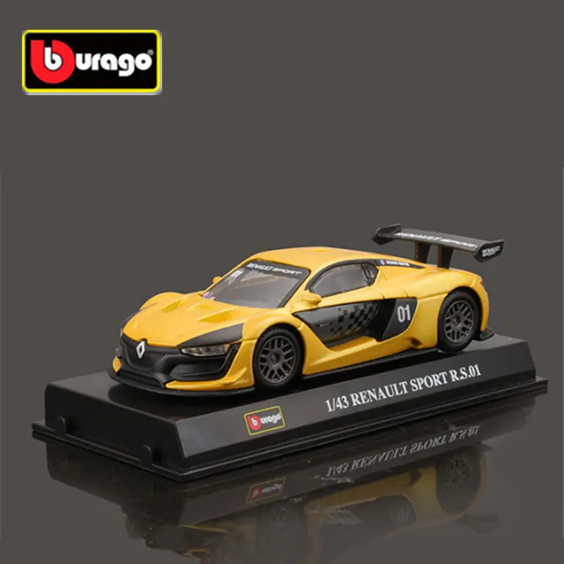 1/43 RENAULT Sport R.S.01 Alloy Sports Car Model Diecasts Metal Racing Vehicles Car Model Simulation Miniature Scale Kids Gifts