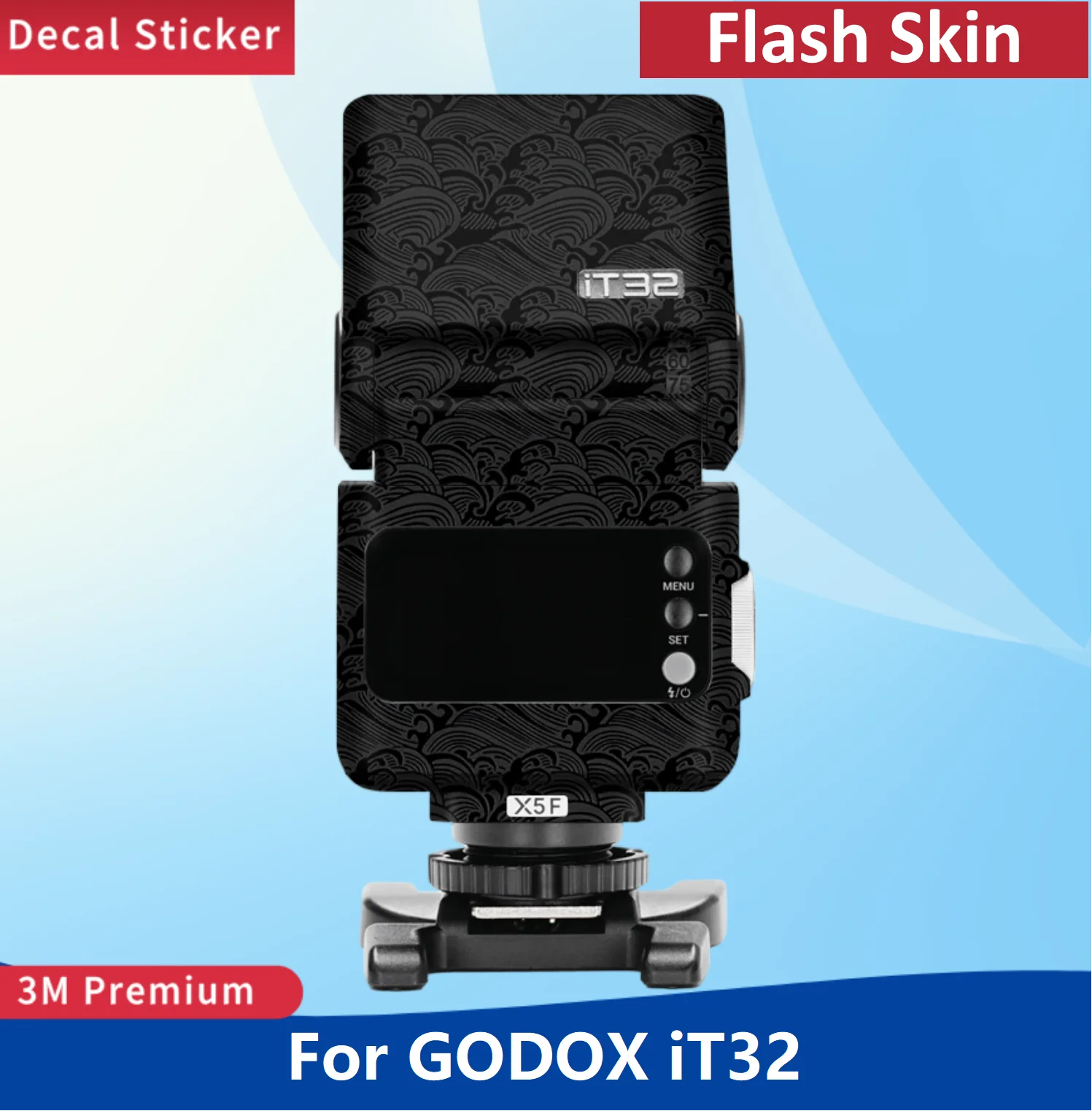 For GODOX IT32 Flash Sticker Protective Skin Decal Film Anti-Scratch Protector Coat IT32