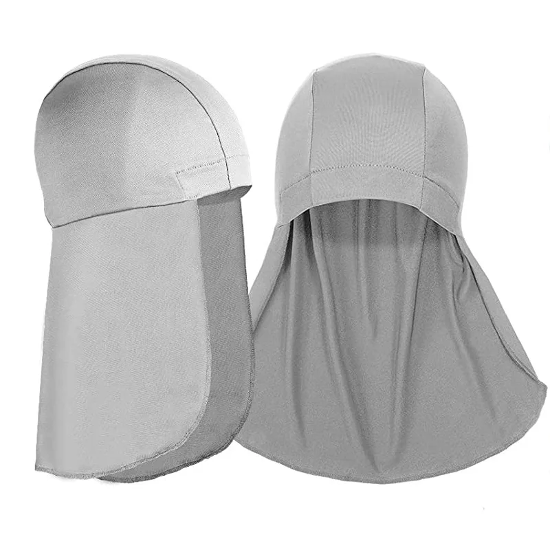 Elastic Sun Shade Hat Cooling Cap Neck Protector Sports Long Tail Hat Fast Dry Anti-UV Fishing Riding Hiking Cap Hard Hat Lining image 4