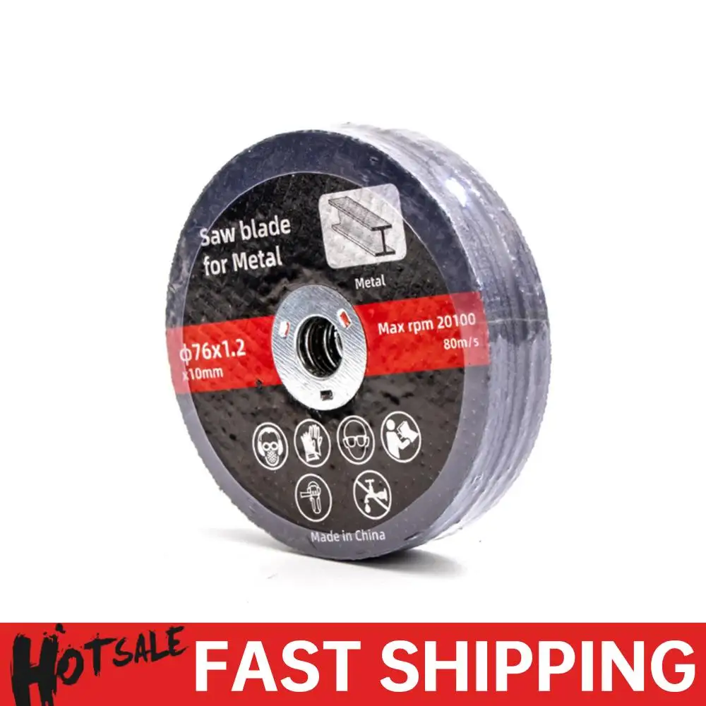 

1/10PCS 76mm Metal Cutting Discs High Hardness Electric Cutting Disc Cut Off Circle Wheels Blades Angle Grinder Accessories