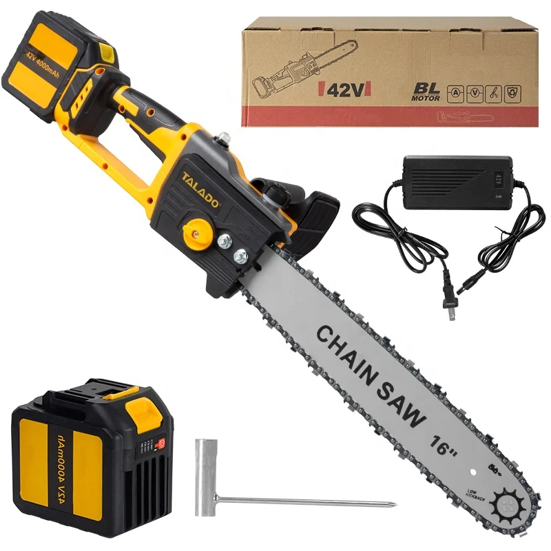 China Wholesale Wood Cutting Tool 16 Inch Chain Saw Woodworking Machines Garden Tool OEM Brushless Chainsaws
