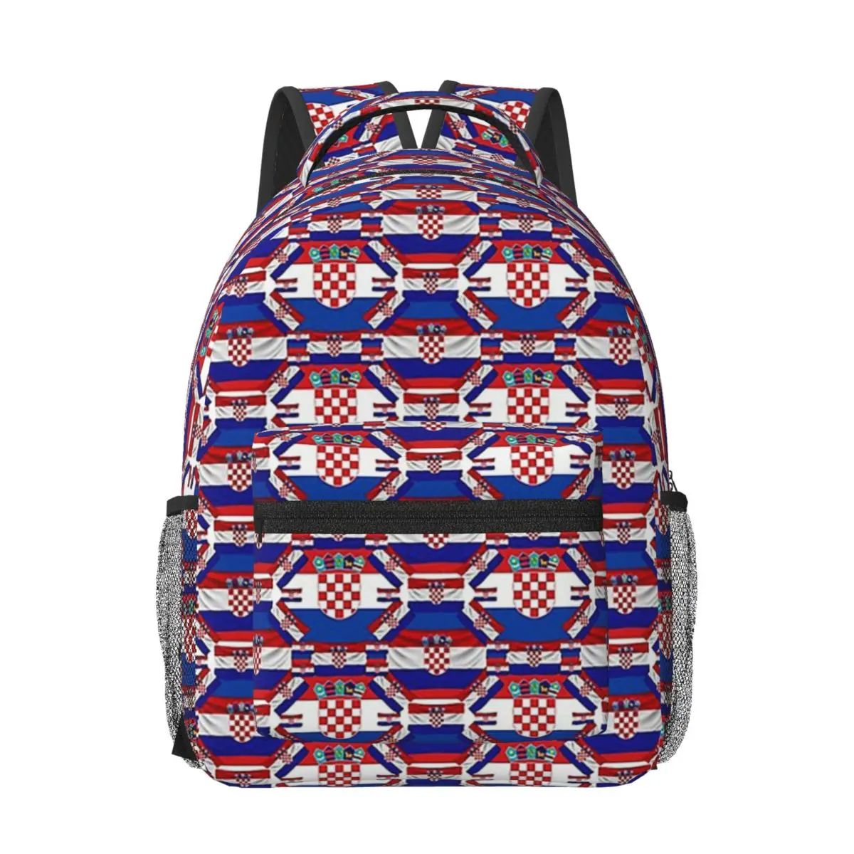 

Croatia Football Flag Woman Backpacks Boys Girls Bookbag Fashion Students School Bags Portability Travel Rucksack Shoulder Bag