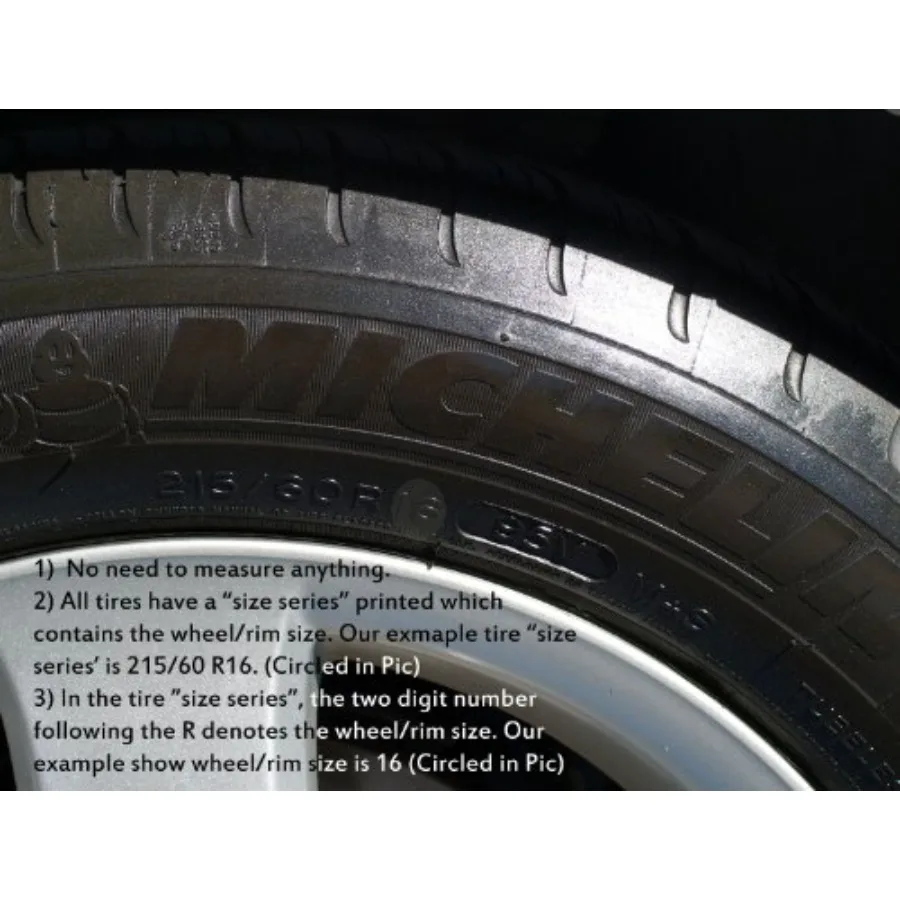 WC-16-1026-S - عبوة مكونة من 4 أغطية محاور - أغطية عجلات فضية معدنية مقاس 16 بوصة