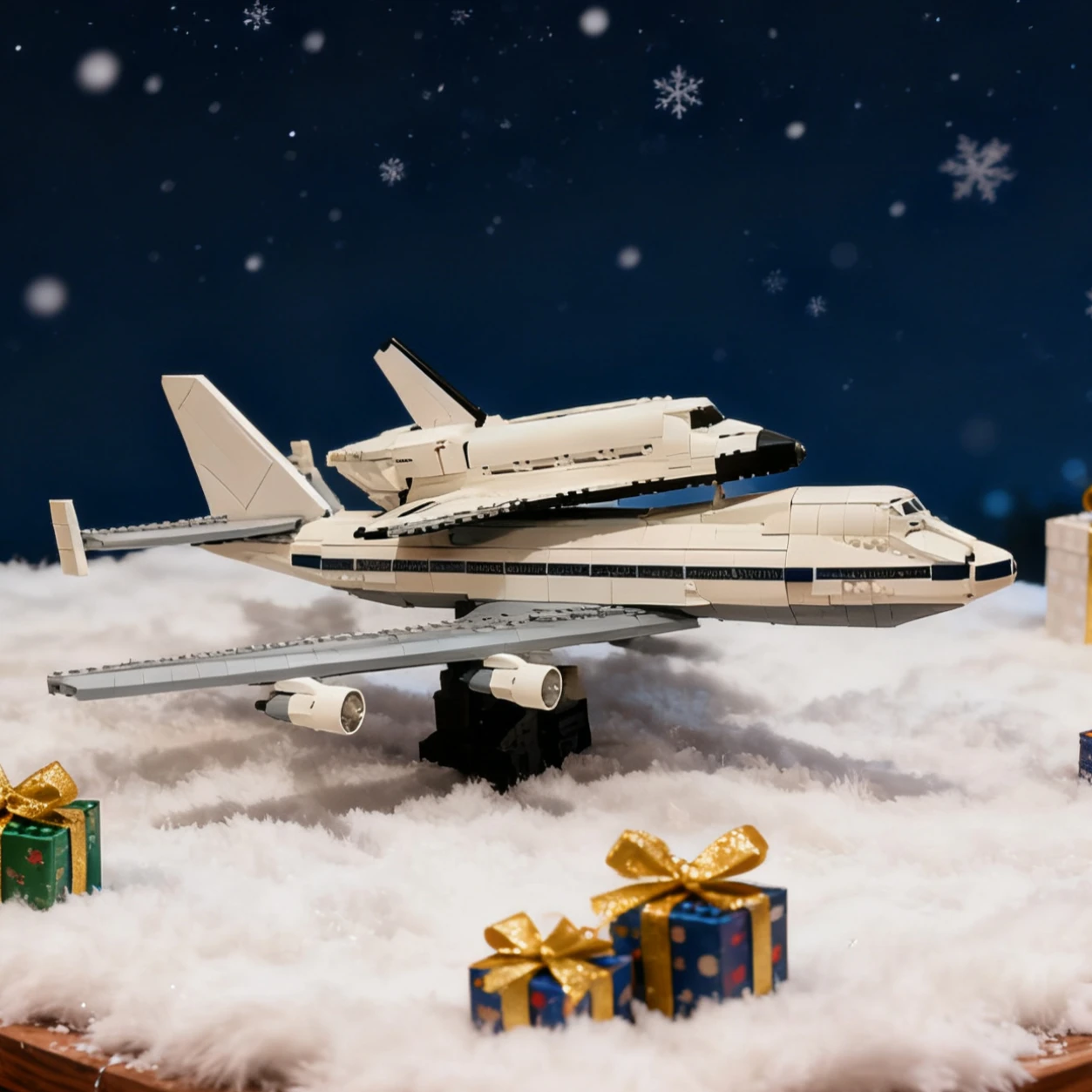 

Наборы строительных блоков Shuttle Carrier Aircraft Plane, совместимые с частицами Legoed, подходят для рождественских подарков 10360