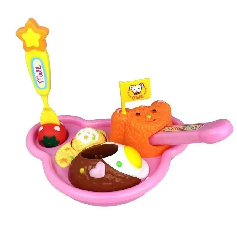 NEW Food Feeding Pudding Feeding Toy Little Bear Bento Food Platter Role Play Early Education Pretend Play House Toys