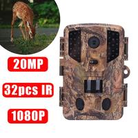 PR900 20MP Mini Tail Camera 1080P IP66 32pcs IR LEDs Night Vision PIR Motion Outdoor Wildlife Animal Hunting Video Camcorder