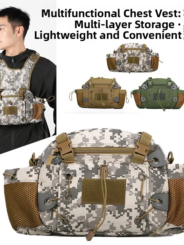 2026-new-camouflage-multi-functional-chest-bag-outdoor-sports-vest-bag-large-capacity-multi-layer-storage-fashionable-match