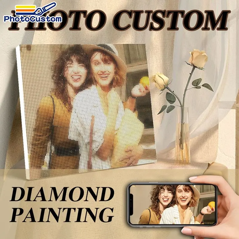 

Алмазная мозаика PhotoCustom: Пейзаж, Семейные Фотографии, Персонализированный Портрет, Абстракция – Создайте Декор для Стен