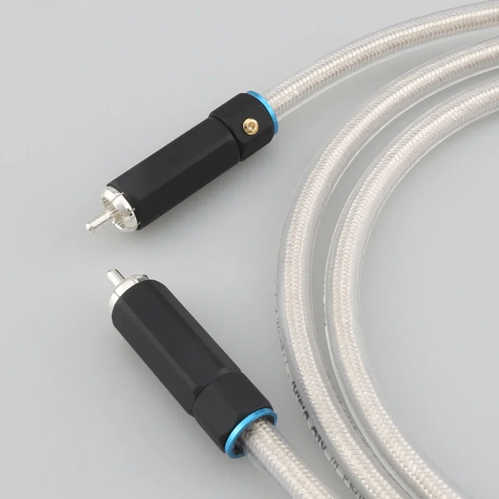 75Ohms Digital Coaxial Cable Thick Conductor Dual Shielding SPDIF For TV HiFi Audio DAC