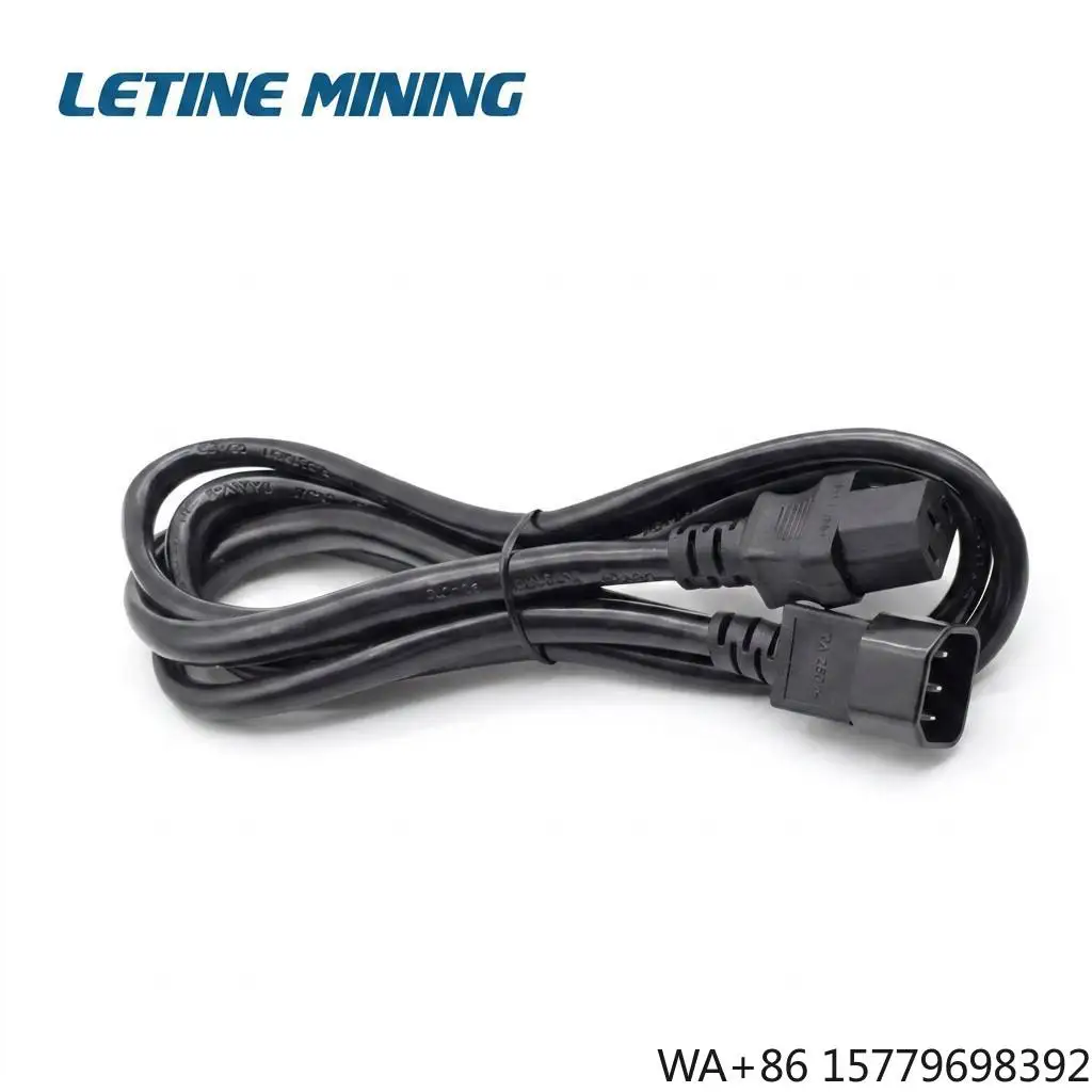 Bitmain Antminer  C13 to C14 Power Cord Z15pro Mining Machine for Bitmain Antminer S19 S21 Asic Miner
