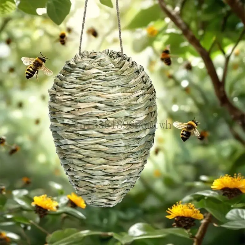 

Easy Install Outdoor Nest Decoy Artificial Nest for Home and Garden B03D