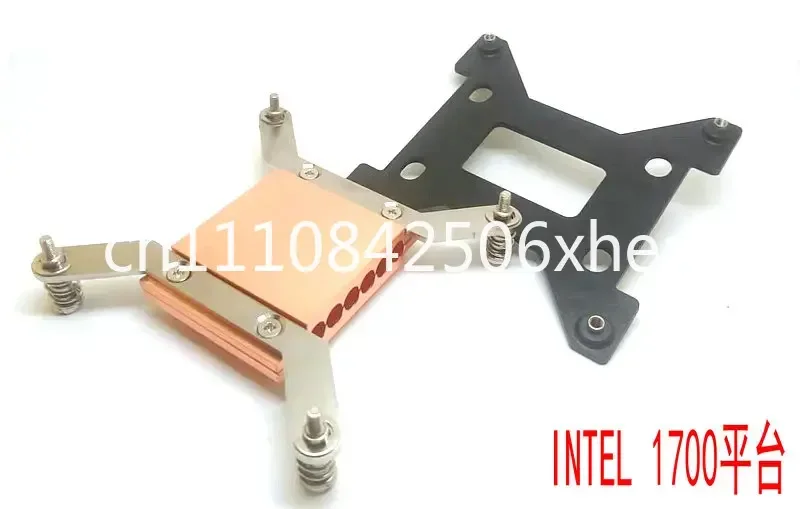 6-Hole heat pipe splint, heat pipe platen, copper block, can wear 6 heat pipes with a diameter of 6mm