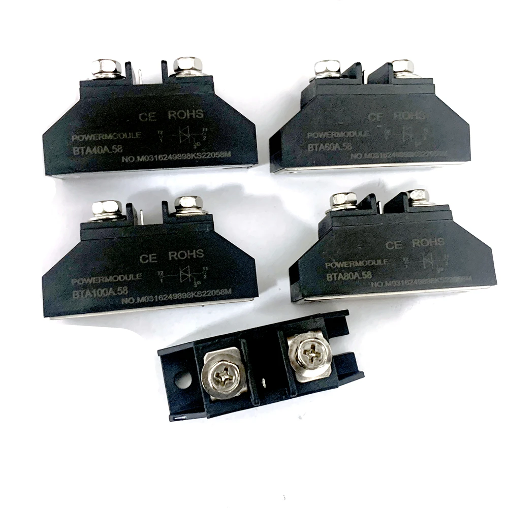 100A bidirectional thyristor BTA40A  BTA50A BTA60A BTA80A BTA100A 1000V thyristor module M220.58 packaging