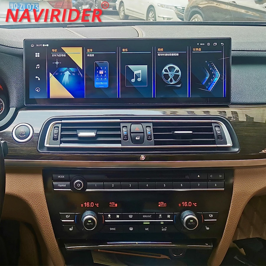 

14.9inch Car Android 14 Multimedia Player For BMW 7 Series F01 F02 F04 CIC NBT 2009-2015 Stereo GPS Carplay Autoradio Navigation