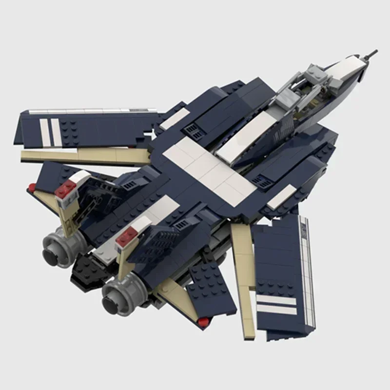 Moc Bouwstenen Militair Model F-14 Mannelijke Kat Vechter Technische Bakstenen DIY Assemblage Constructie Speelgoed Voor Kinderen Vakantiecadeaus