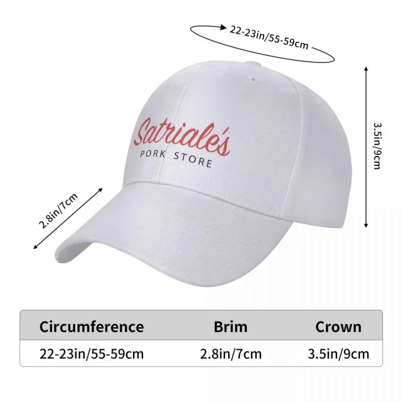 Satrione's Pork Store - Sopranos Baseball Caps Snapback Fashion Baseball Hats Breathable Casual Casquette Outdoor Unisex