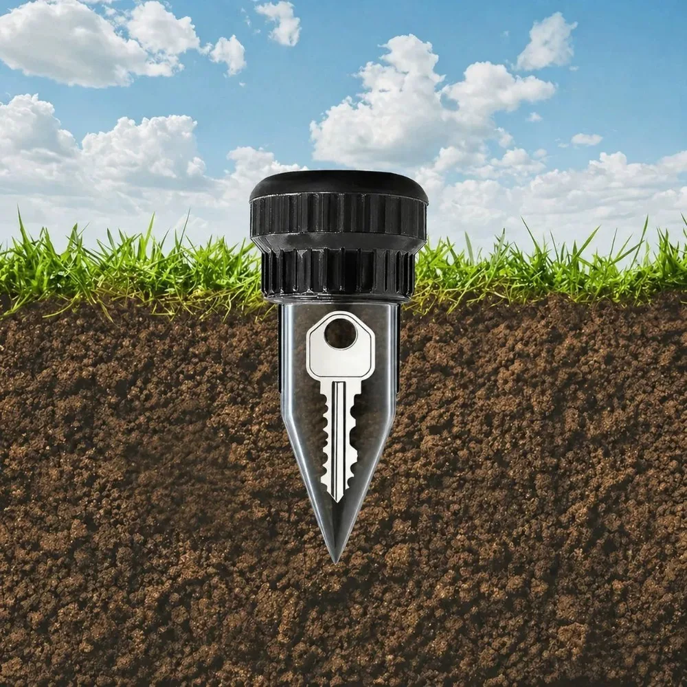 Simulation Sprinkler Key Box Plastic Garden Key Cash Hidden Box Waterproof Corrosion Impact Resistant Convenient Storage Device