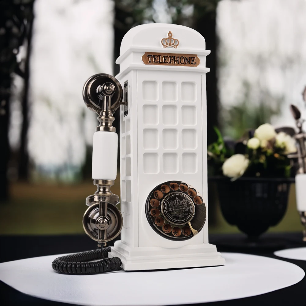 Casamento Audio Guestbook Telefone, telefone, cabine, estilo, telefone para festa de casamento, recolhendo registro, mensagens de áudio, guestbook