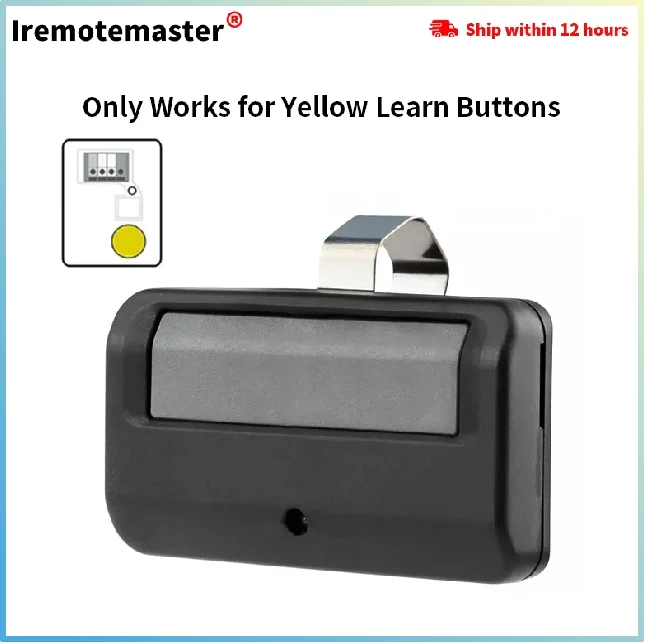 

For Liftmaster Craftsman 953EV 891LM 893LM Garage Door Opener Remote Control Yellow Learn Button