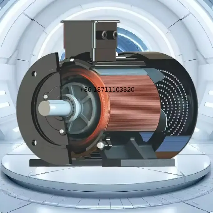 100KW 200KW 300KW Low RPM Permanent Magnet Generator, single phase Three Phase AC Generator, Low RPM Alternator