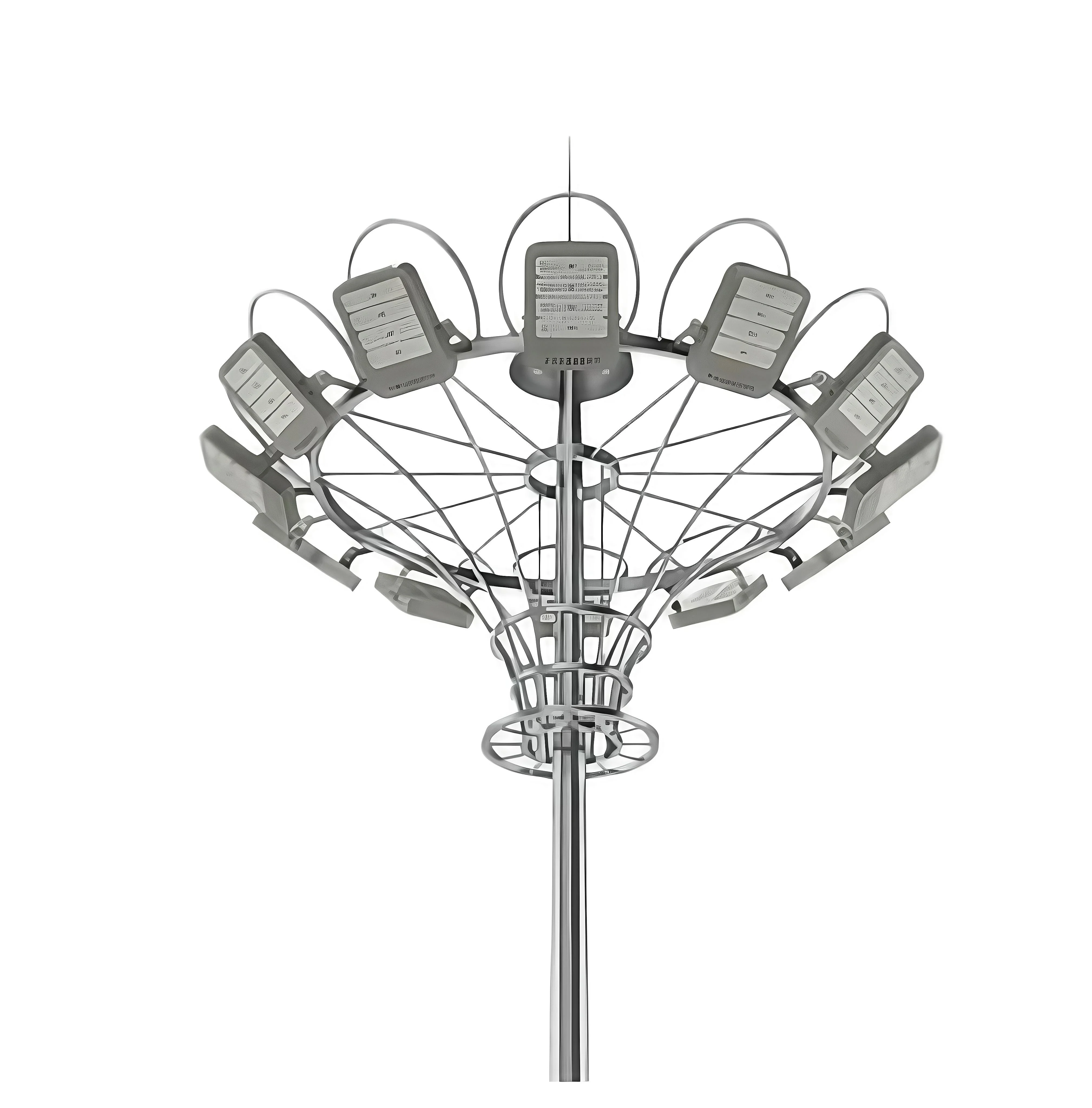 

Factory Export High Mast LED Light Pole 15M High Body for Football Stadium Lighting Custom Wholesale 400W IP66