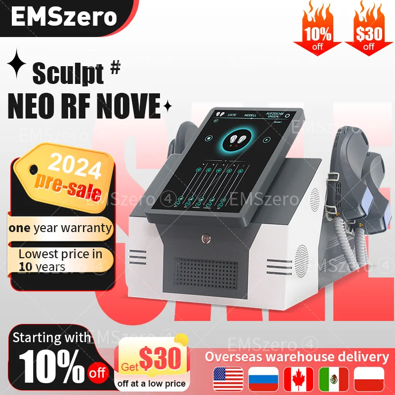 

New EMSZERO Neo Weight Loss Slimming 200HZ 6500W Body EMS Sculpt HI-EMT RF Machine New Salon
