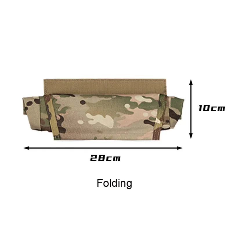 Bolsa táctica plegable para colgar en el pecho, chaleco de reciclaje de vientre, herramientas enrollables, almacenamiento, accesorios de Airsoft,